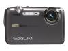 Casio High Speed EXILIM EX-FS10 - Digital camera - compact - 9.1 Mpix - optical zoom: 3 x - supported memory: SD, SDHC - grey