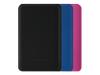 Belkin Simple Silicone Sleeve - Case for digital player - silicone - black, blue, pink - iPod classic (2G) (pack of 3 )