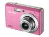 Samsung ES55 - Digital camera - compact - 10.2 Mpix - optical zoom: 3 x - supported memory: SD, SDHC, MMCplus - pink