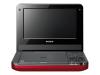 Sony DVP FX730R - DVD player - portable - display: 7 in - red