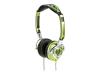 SkullCandy Lowrider - Headphones ( ear-cup ) - black, green