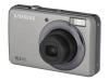 Samsung PL50 - Digital camera - compact - 10.2 Mpix - optical zoom: 3 x - supported memory: MMC, SD, SDHC, MMCplus - silver