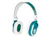 SkullCandy Double Agent - Headband digital player - MP3 - white, emerald