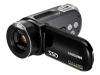 Samsung HMX-H105 - Camcorder - High Definition - Widescreen Video Capture - 2.2 Mpix - optical zoom: 10 x - supported memory: SD, SDHC - flash card - black
