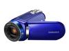 Samsung SMX-F30 - Camcorder - Widescreen Video Capture - 800 Kpix - optical zoom: 34 x - supported memory: SD, SDHC, MMCplus - flash card - blue
