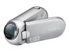 Samsung HMX-R10 - Camcorder - High Definition - Widescreen Video Capture - 9.15 Mpix - optical zoom: 5 x - supported memory: SD, SDHC - flash card - silver