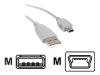 StarTech.com Mini USB 2.0 cable - USB cable - 4 PIN USB Type A (M) - 5 pin mini-USB Type B (M) - 91 cm ( USB / Hi-Speed USB )