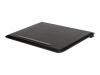 Belkin CushDesk - Notebook cooling pad - soft grey, pitch black