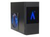 MaxPoint Aplus Case Monolize II - Mid tower - ATX - no power supply - black - USB/Audio