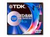 TDK - DVD-RAM - 9.4 GB - storage media