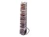 Fellowes CD Wire Tower - Media storage rack - capacity: 48 CD - black