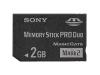 Sony - Flash memory card - 2 GB - Memory Stick PRO Duo Mark2