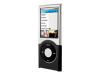 Belkin Fuse Interlock - Case for digital player - polycarbonate - black, clear - iPod nano (4G)