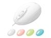 Trust CleanSkin Colour Mouse - Mouse - optical - 3 button(s) - wired - USB