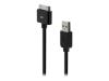 Belkin Basic iPhone/iPod sync charge cable - iPhone / iPod charging / data cable - Hi-Speed USB - 4 PIN USB Type A (M) - Apple Dock connector - 1.2 m - black