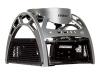Antec Mini Skeleton-90 - Desktop - mini ITX - power adapter 90 Watt - metallic silver - USB/Audio