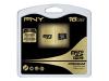 PNY Premium - Flash memory card ( microSDHC to SD adapter included ) - 16 GB - microSDHC