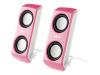 Trust Portable Notebook Speakers - Portable speakers - USB - pink