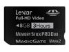 Lexar Full-HD Video Memory Card - Flash memory card - 8 GB - MS PRO DUO