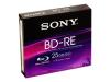 Sony BNE25B - 3 x BD-RE - 25 GB 6x - jewel case - storage media