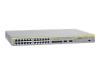 Allied Telesis AT x600-24Ts/XP - Switch - 24 ports - EN, Fast EN, Gigabit EN - 10Base-T, 100Base-TX, 1000Base-T + 4 x shared SFP / 2 x XFP (empty) - 1U   - stackable