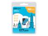 PNY Micro Attach City Series - USB flash drive - 16 GB - Hi-Speed USB
