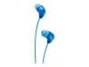JVC HA FX34-RN Marshmallow - Headphones ( in-ear ear-bud ) - blue