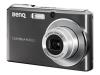 BenQ DC E1220 - Digital camera - compact - 12.0 Mpix - optical zoom: 3 x - supported memory: SD, SDHC - black