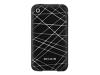 Belkin Grip Two-Toned Vector - Case for cellular phone - silicone - clear, caviar - Apple iPhone 3G S, Apple iPhone 3G