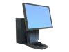 Ergotron Neo-Flex All-In-One Lift Stand - Stand for LCD display / CPU - black - screen size: up to 24