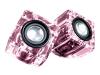dreamGEAR i.Sound Ice Crystal Clear Compact Speakers - Portable speakers - pink