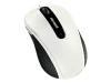 Microsoft Wireless Mobile Mouse 4000 - Mouse - optical - 4 button(s) - wireless - 2.4 GHz - USB wireless receiver - white