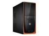 Cooler Master Elite 310 - Mid tower - ATX - no power supply ( ATX / PS/2 ) - black, orange - USB/Audio