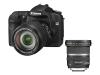 Canon EOS 40D - Digital camera - SLR - 10.1 Mpix - Canon EF-S 10-22mm and EF-S 17-85mm IS lenses - optical zoom: 5 x - supported memory: CF, Microdrive