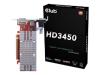 Club 3D HD 3450 - Graphics adapter - Radeon HD 3450 - PCI Express 2.0 x16 low profile - 256 MB GDDR2 - Digital Visual Interface (DVI), HDMI ( HDCP )