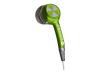 Ifrogz Earpollution D33 - Headphones ( in-ear ear-bud ) - green