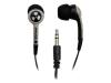 Ifrogz Earpollution Plugz - Headphones ( in-ear ear-bud ) - grey, black