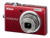 Nikon Coolpix S570 - Digital camera - compact - 12.0 Mpix - optical zoom: 5 x - supported memory: SD, SDHC - red