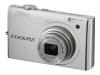 Nikon Coolpix S640 - Digital camera - compact - 12.0 Mpix - optical zoom: 5 x - supported memory: SD, SDHC - white