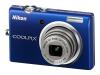 Nikon Coolpix S570 - Digital camera - compact - 12.0 Mpix - optical zoom: 5 x - supported memory: SD, SDHC - blue