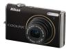 Nikon Coolpix S640 - Digital camera - compact - 12.0 Mpix - optical zoom: 5 x - supported memory: SD, SDHC - black