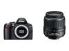 Nikon D3000 - Digital camera - SLR - 10.2 Mpix - Nikon AF-S DX 18-55mm lens - optical zoom: 3 x - supported memory: SD, SDHC