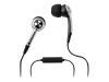 Ifrogz Earpollution Plugz with Mic - Headset ( in-ear ear-bud ) - silver