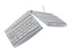 Bakker Elkhuizen Goldtouch Adjustable White split keyboard - Keyboard - PS/2, USB - ergonomic - white - German