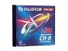 FUJIFILM - CD-R - 700 MB ( 80min ) 24x - silver, green - jewel case - storage media