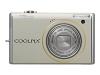 Nikon Coolpix S640 - Digital camera - compact - 12.0 Mpix - optical zoom: 5 x - supported memory: SD, SDHC - silver