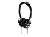 SkullCandy Lowrider - Headphones ( ear-cup ) - black, chrome