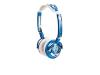 SkullCandy Lowrider - Headphones ( ear-cup ) - white, blue