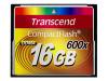 Transcend - Flash memory card - 16 GB - 600x - CompactFlash Card