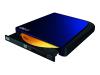 LiteOn eSAU108 - Disk drive - DVDRW (R DL) / DVD-RAM - 8x/8x/5x - Hi-Speed USB - external - blue